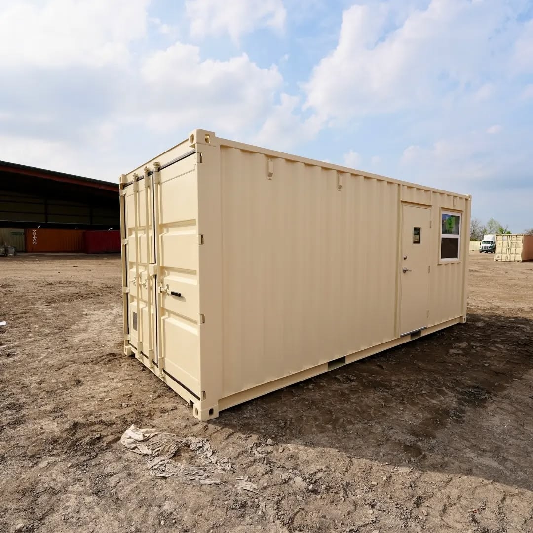 Converted Shipping Container Office