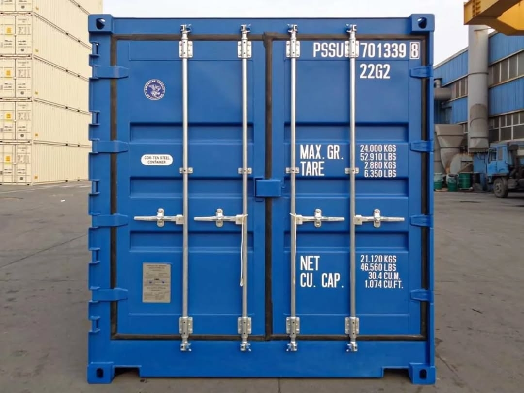 Blue Shipping Container