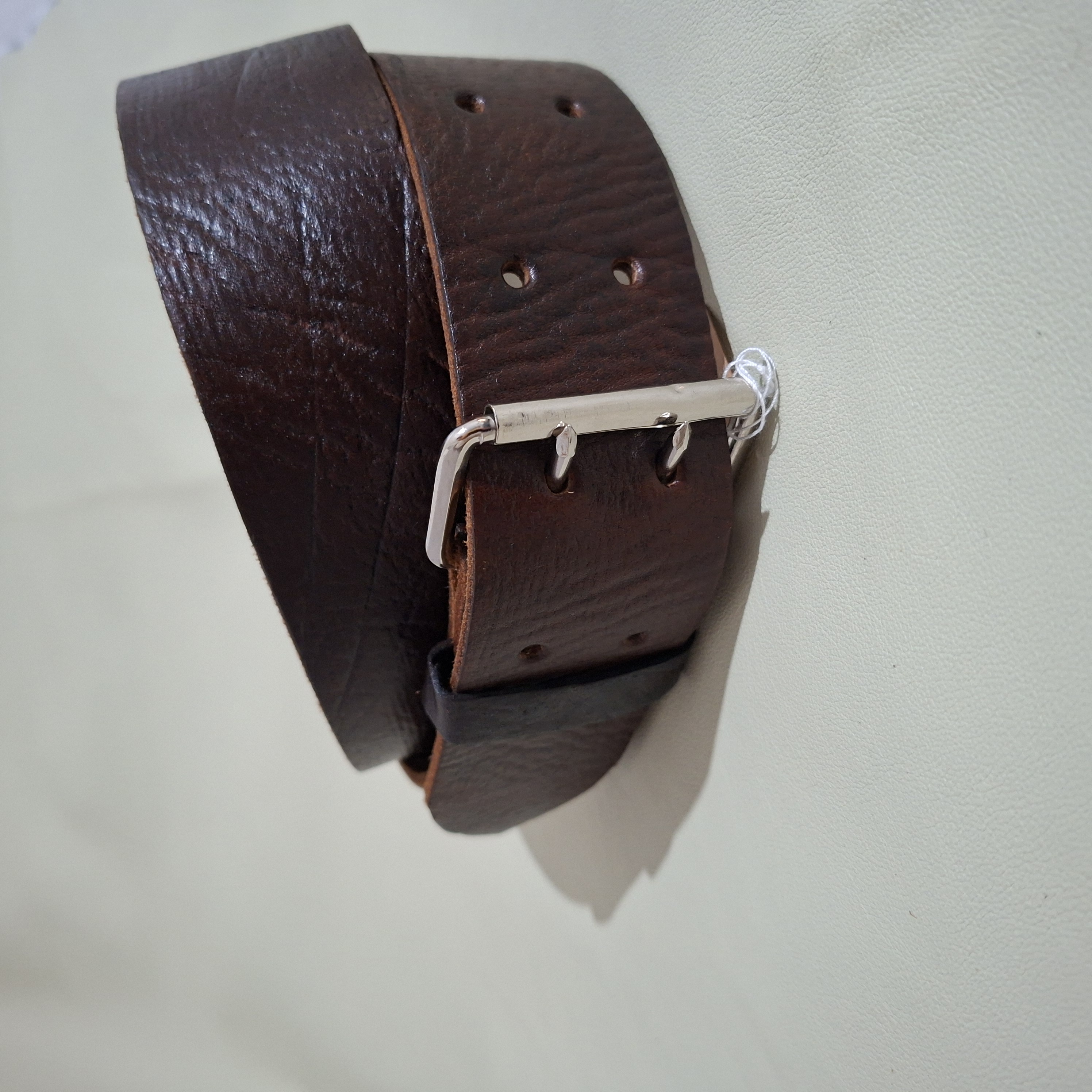 Ceinture en cuir marron