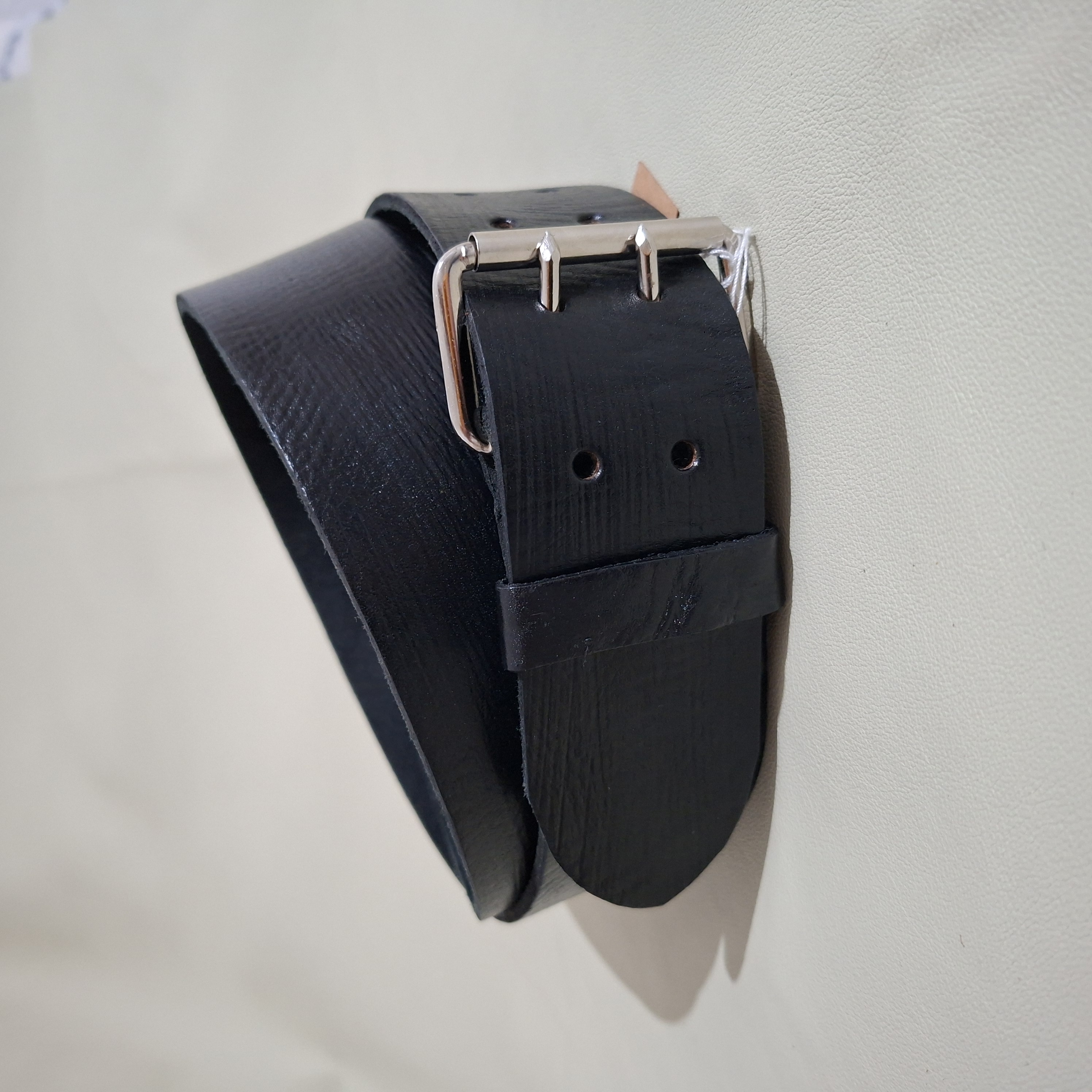 Ceinture en cuir noir