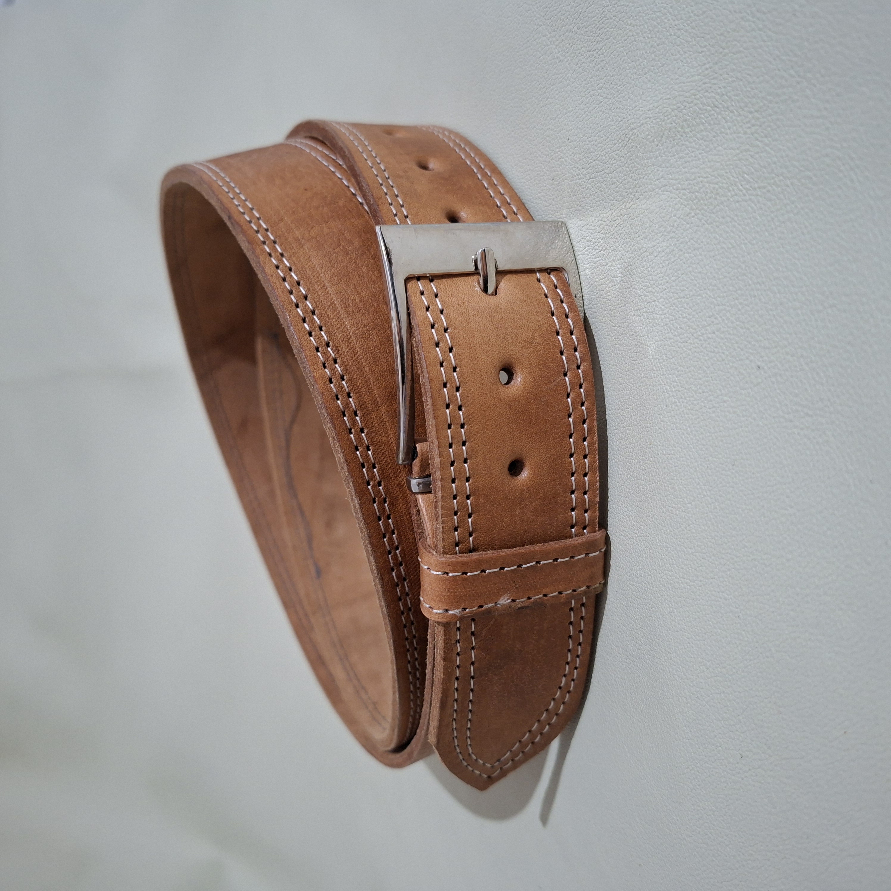 Ceinture en cuir marron