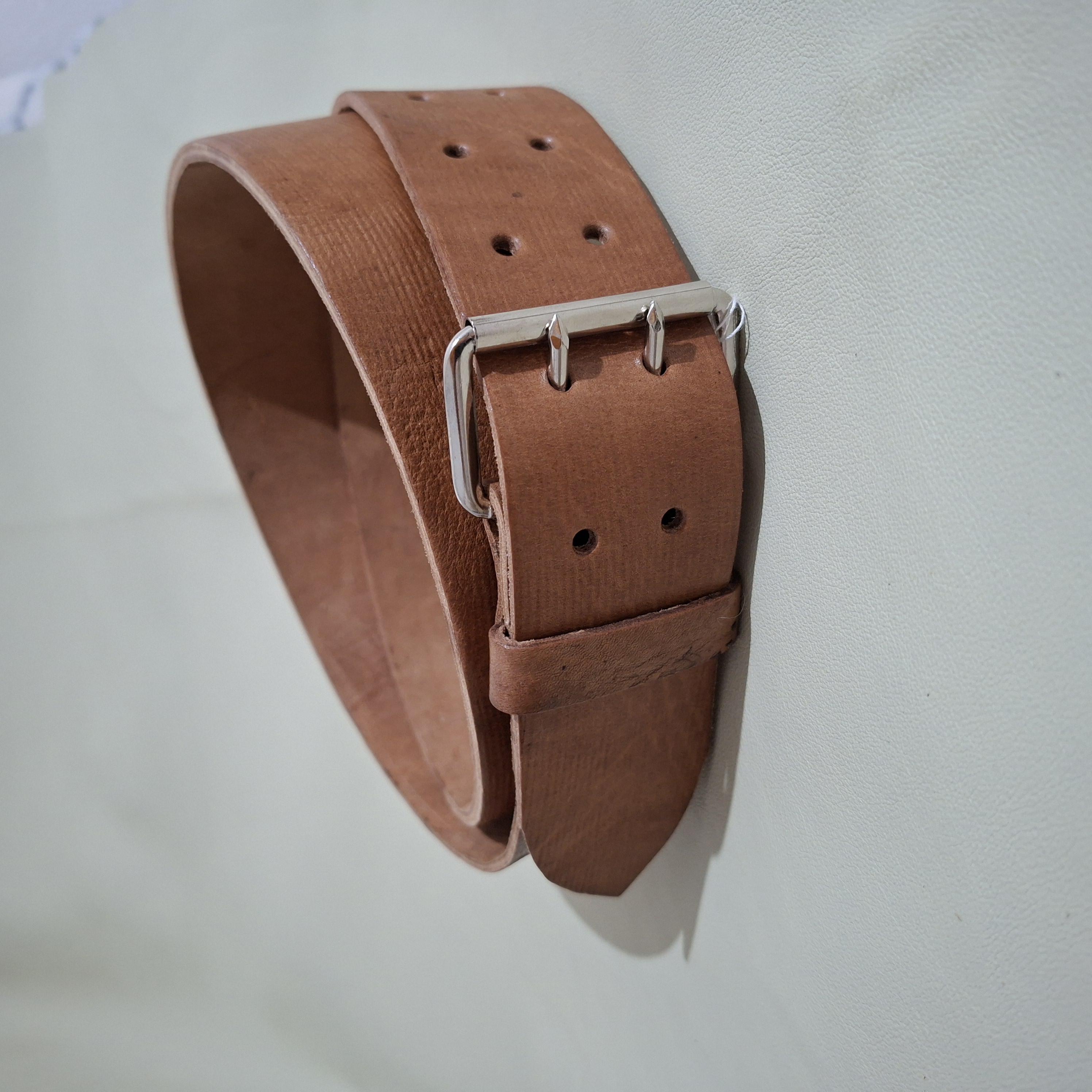 Ceinture en cuir marron
