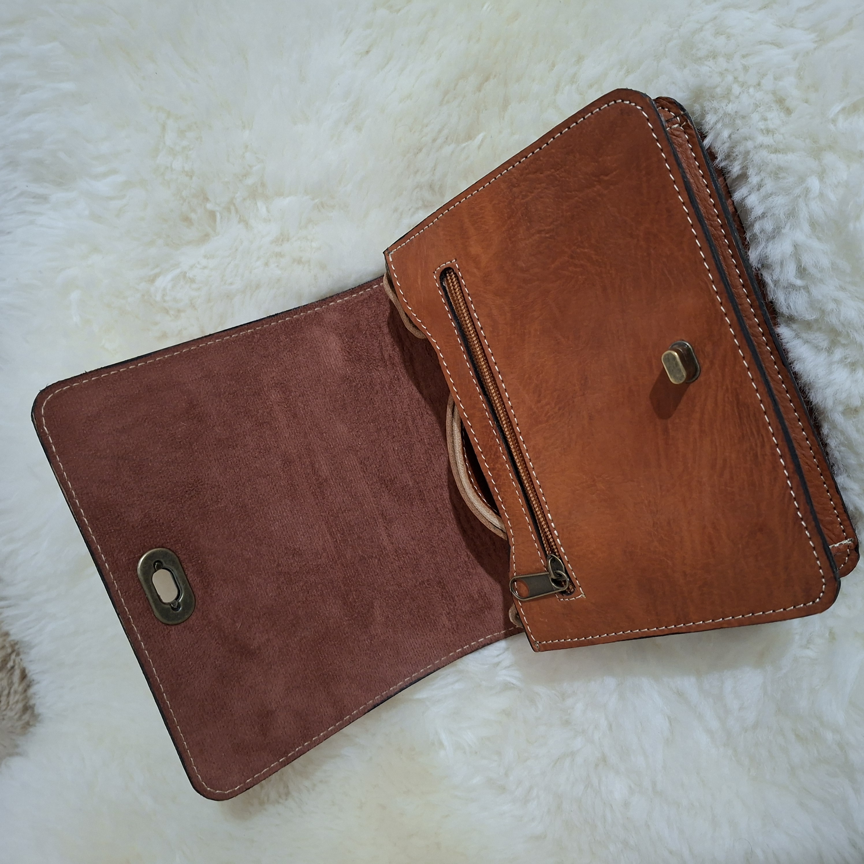 Sac bandoulière en cuir