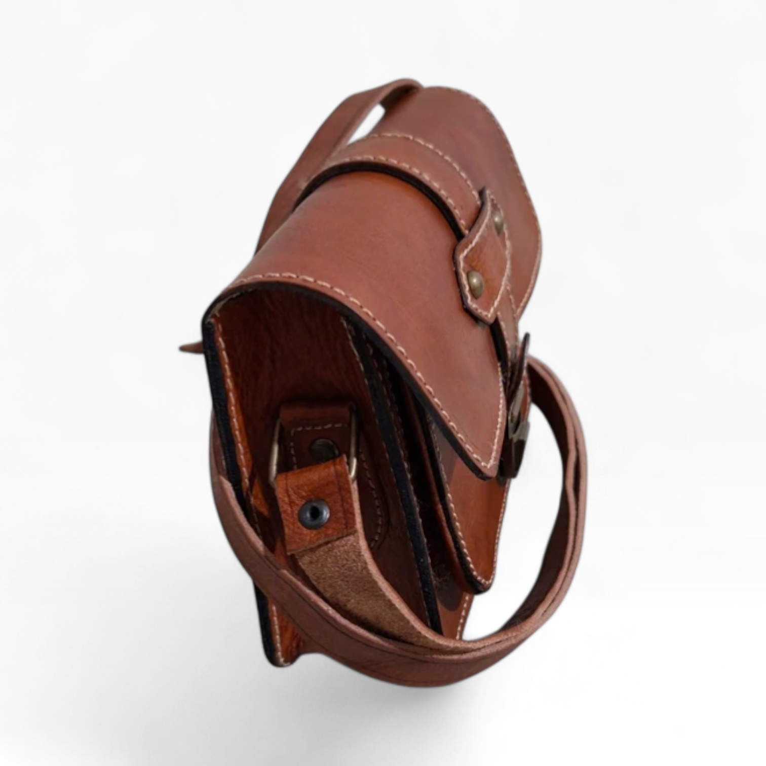 Sac bandoulière en cuir