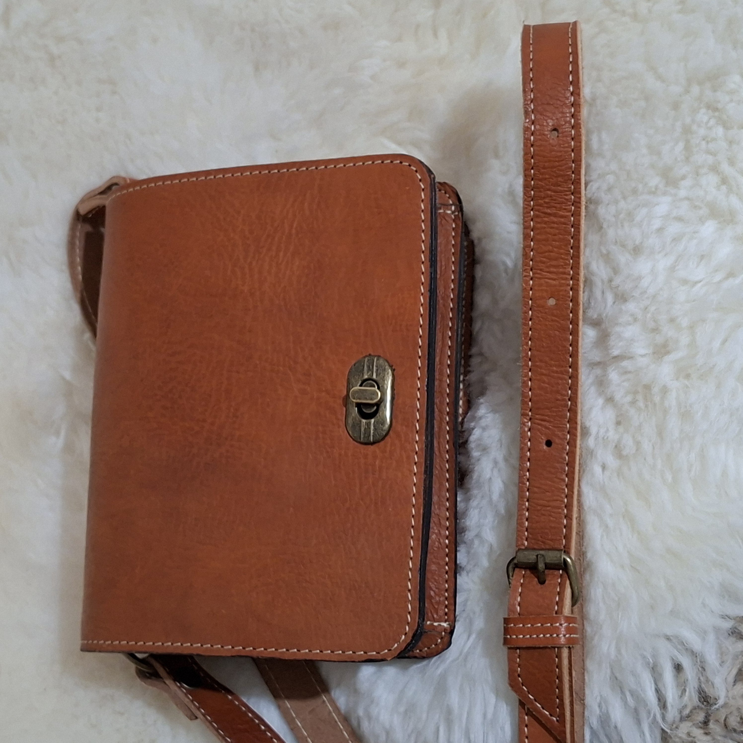 Sac bandoulière en cuir