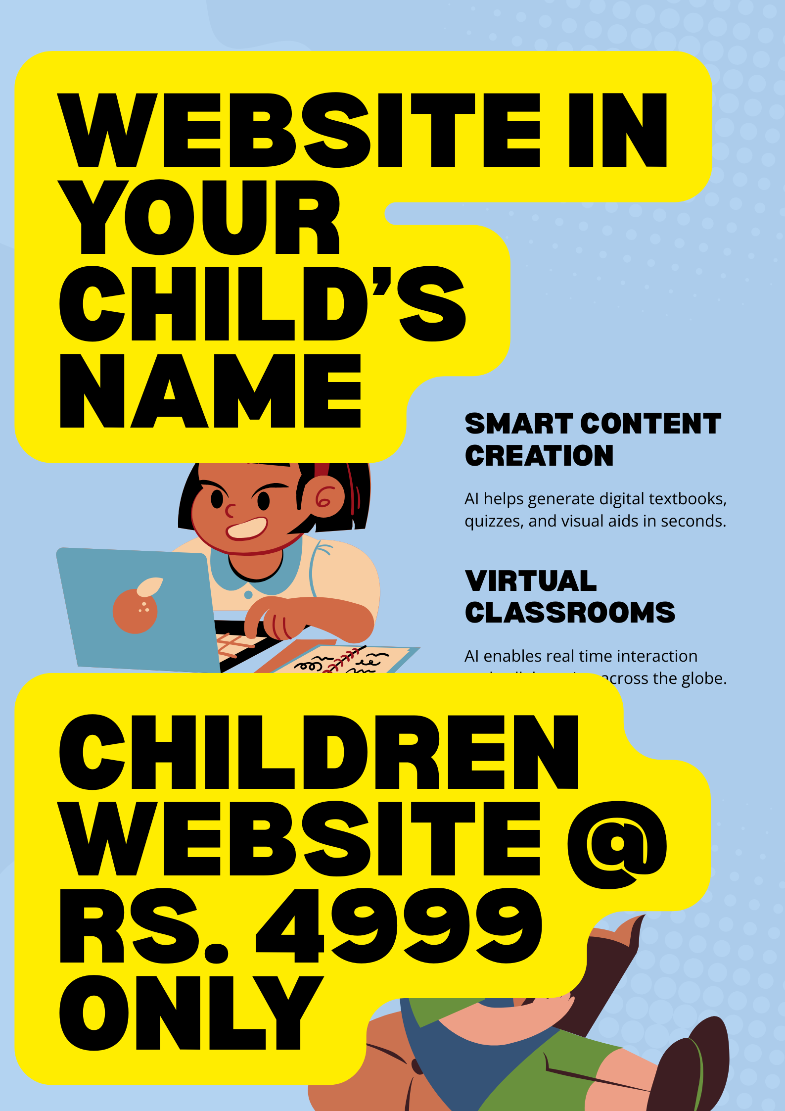 Personalized Child Website Service