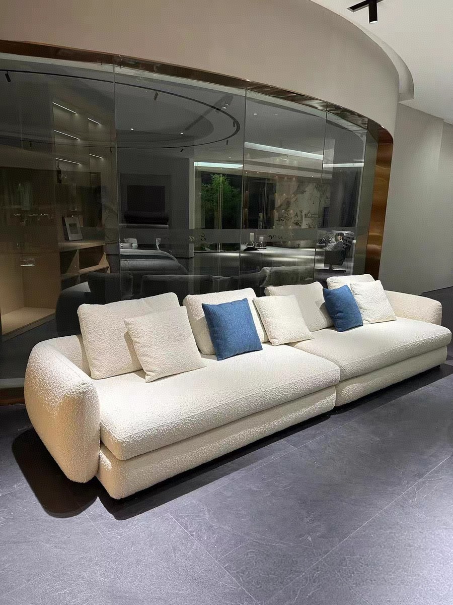 Modern Plush Sofa