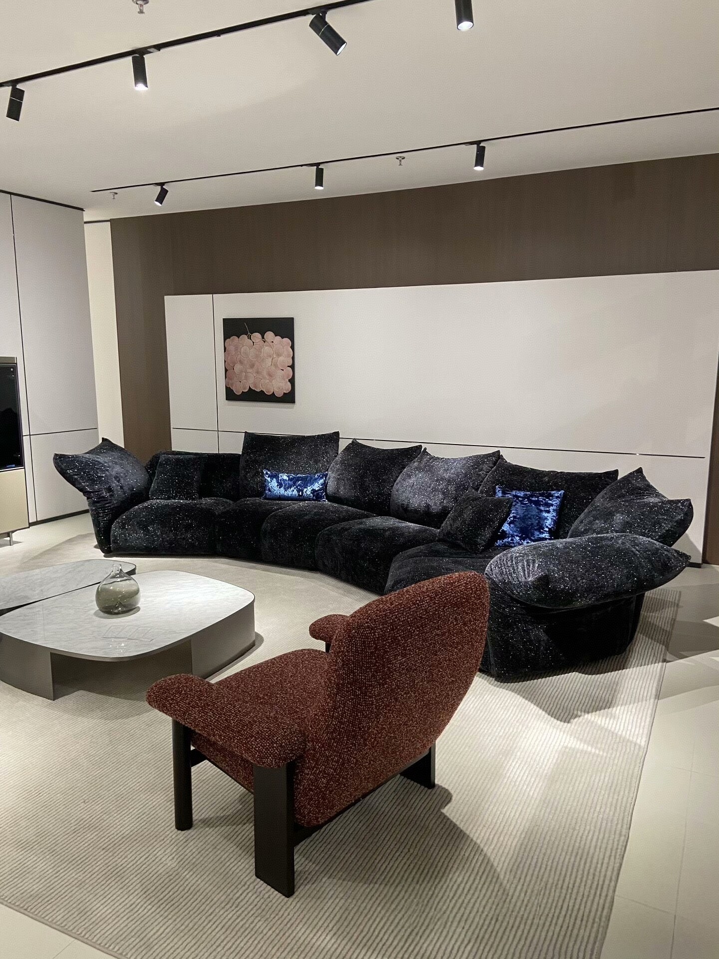 Luxury Curved Sofa Set