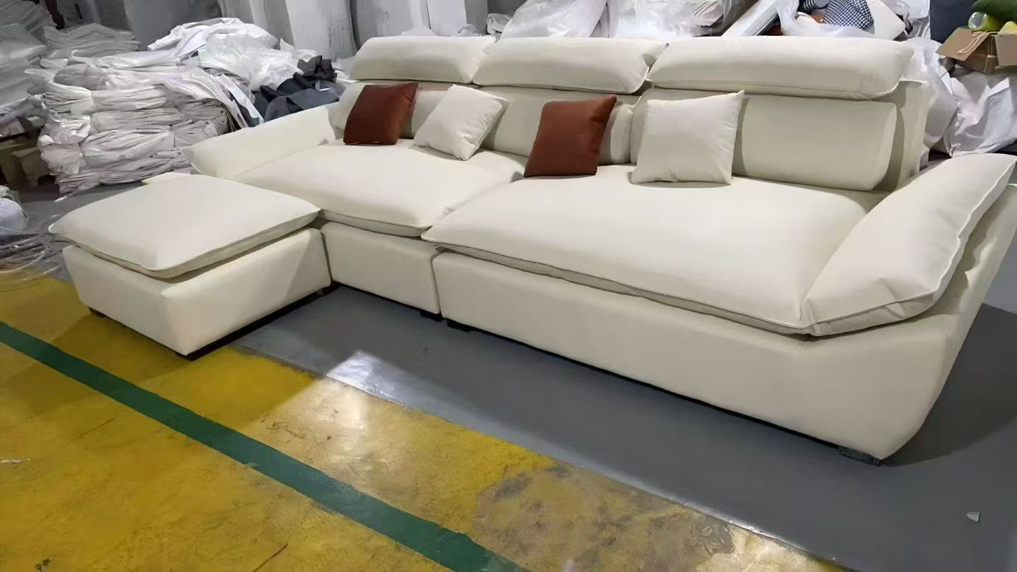 Modern Cream Sectional Sofa