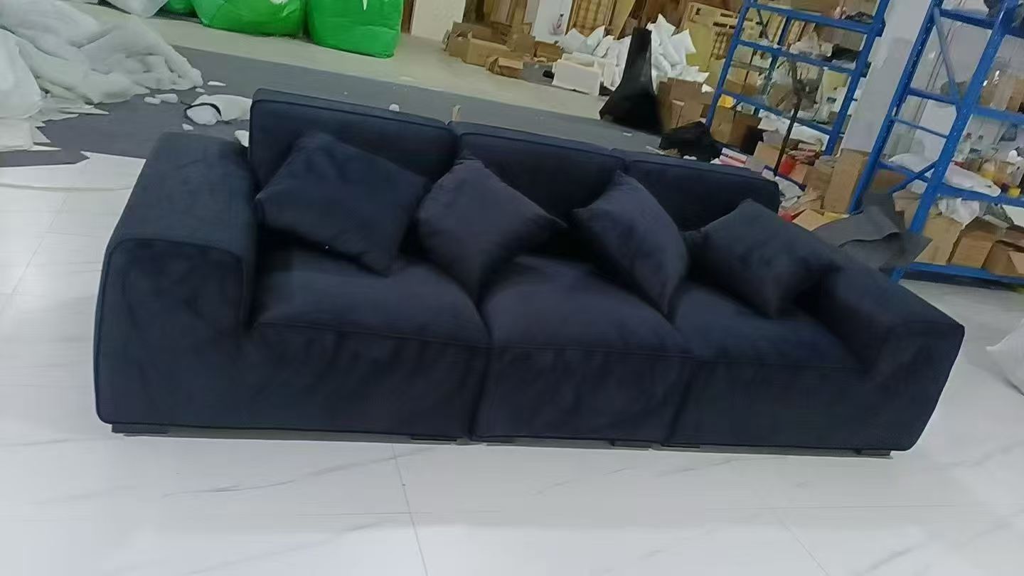 Modern Navy Blue Sofa