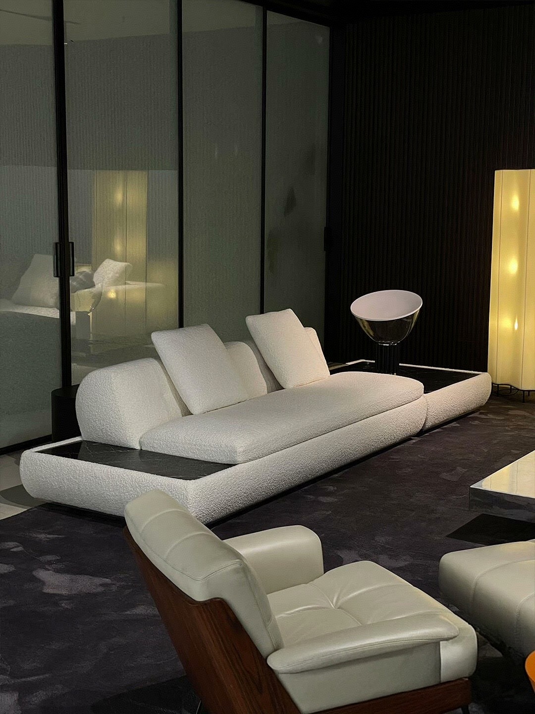 Modern White Sectional Sofa