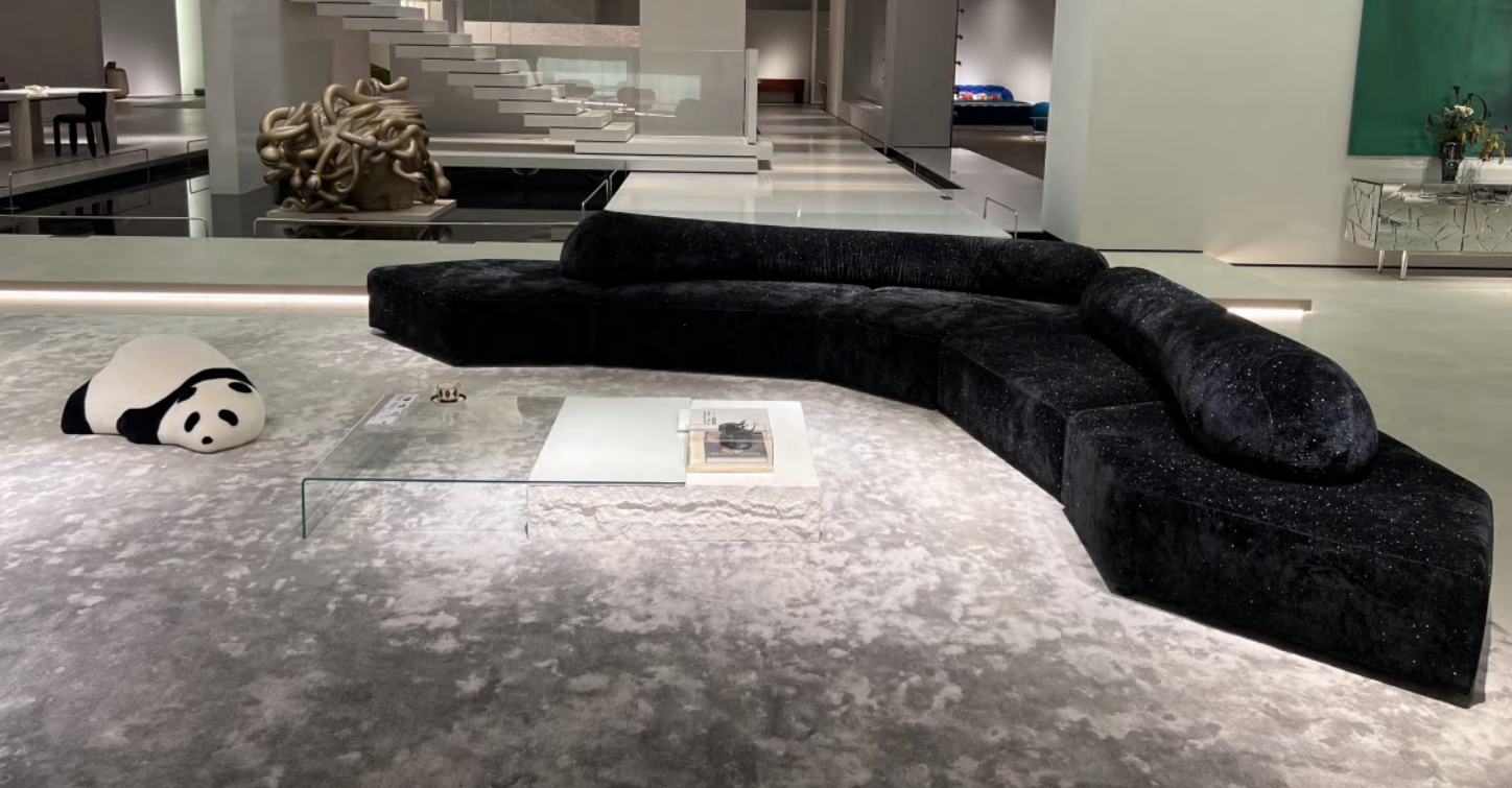 Luxury Modern Velvet Sectional Sofa