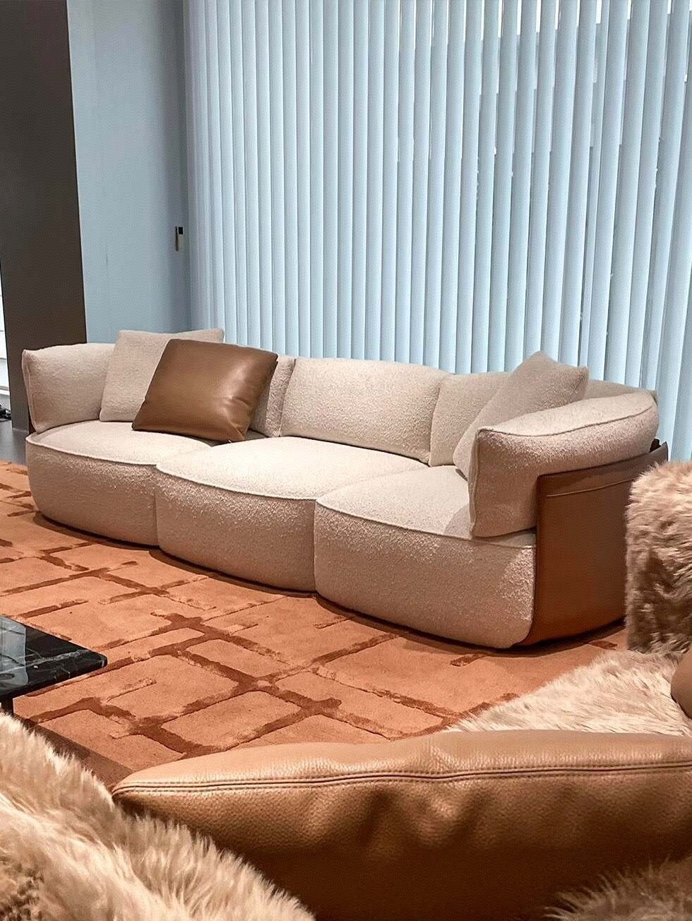 Modern Cream Sofa