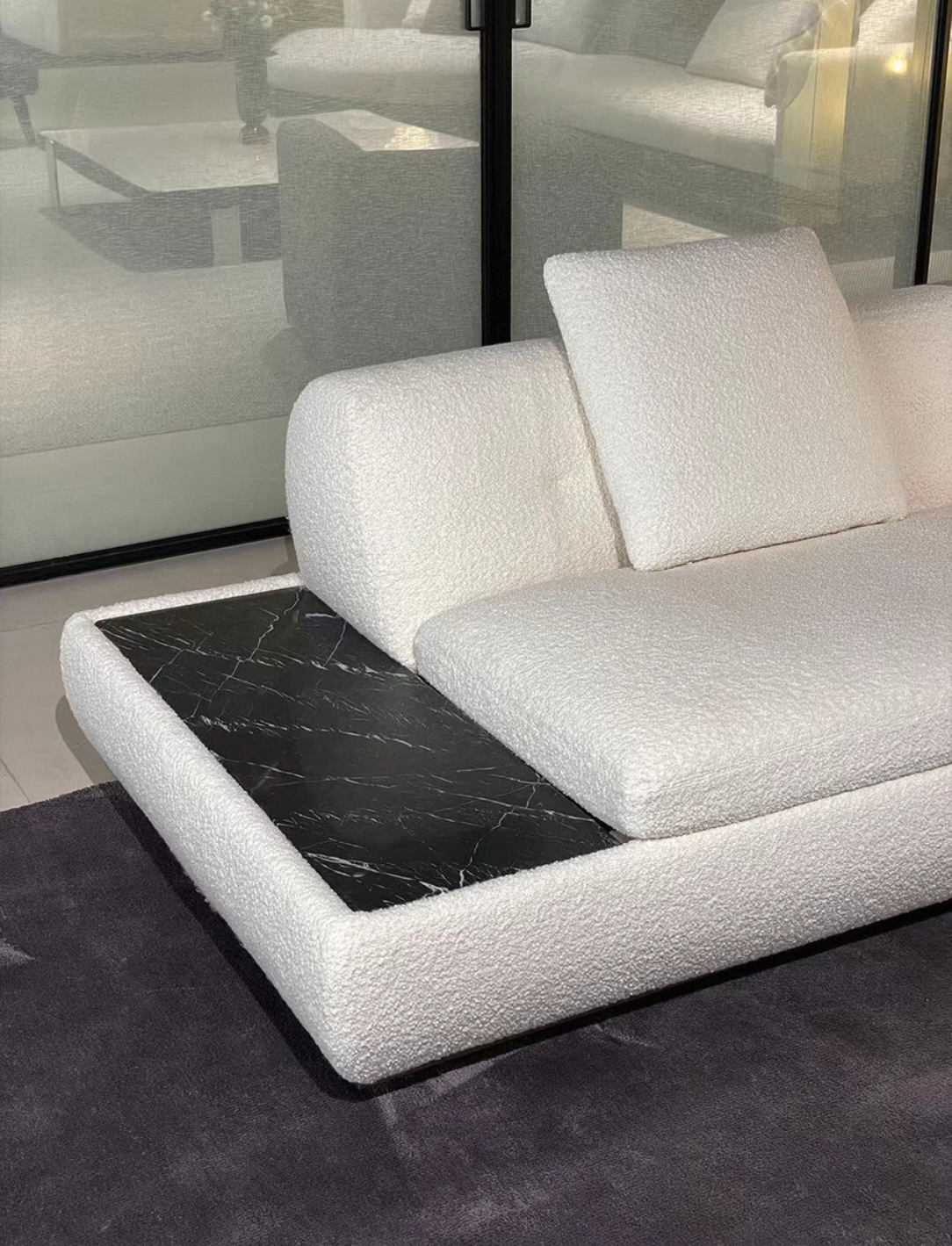 Modern White Sectional Sofa