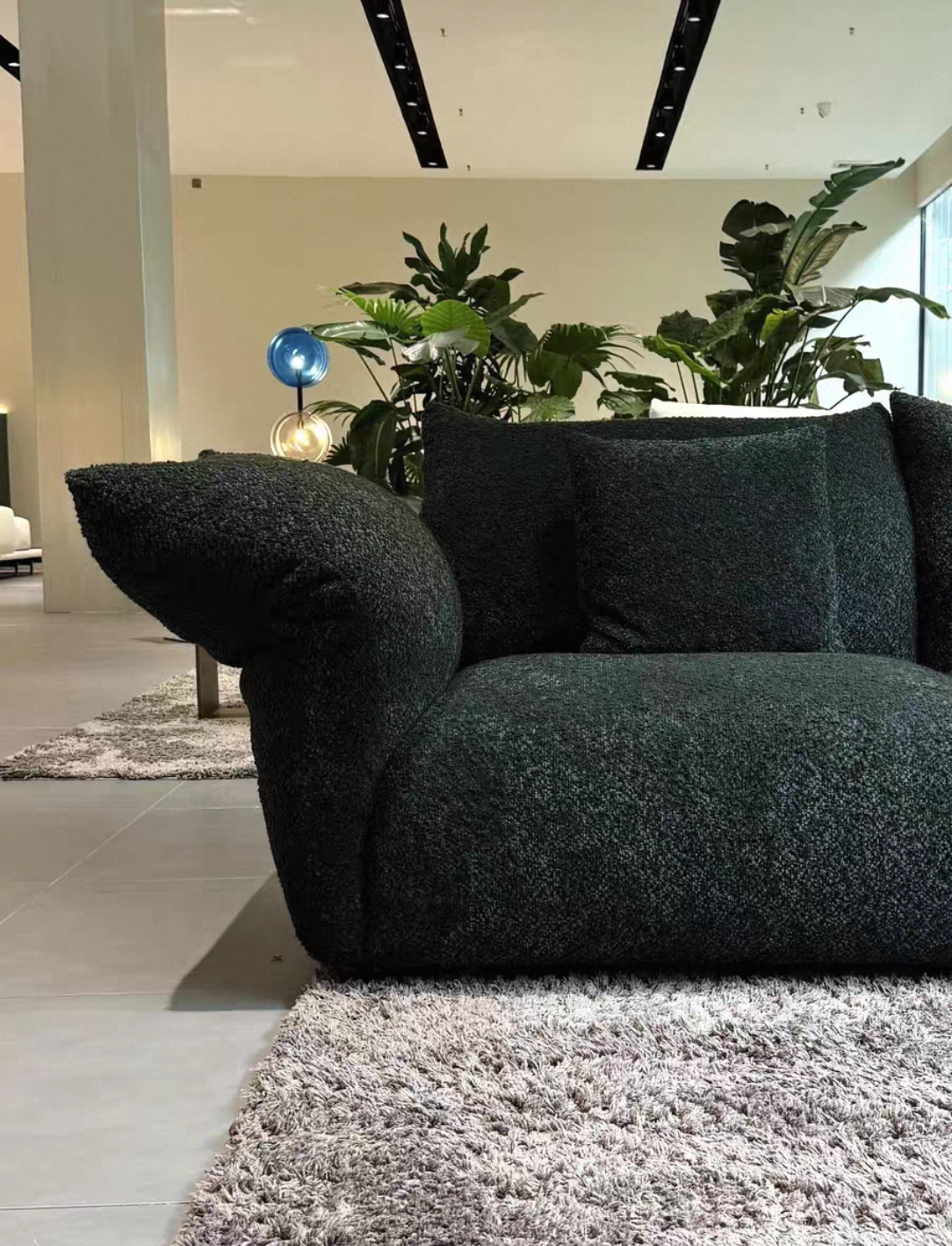 Modern Plush Sectional Sofa