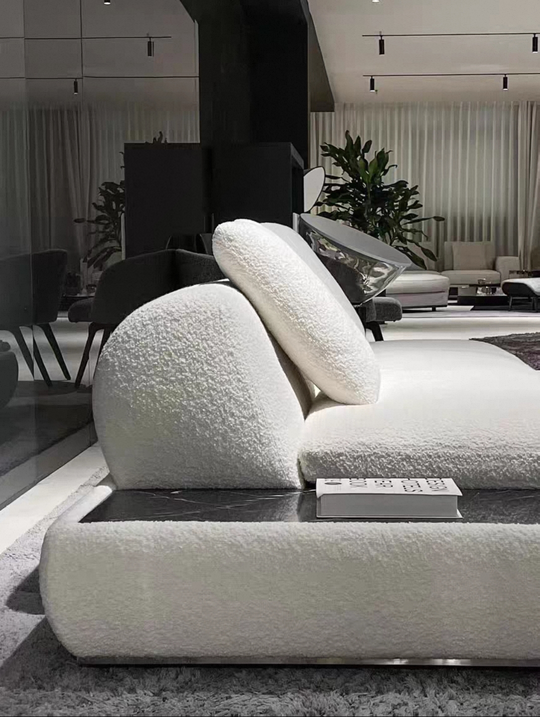 Modern White Sectional Sofa