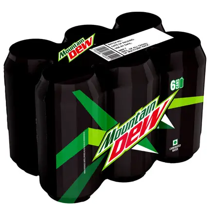 Mountain Dew 6-Pack Cans