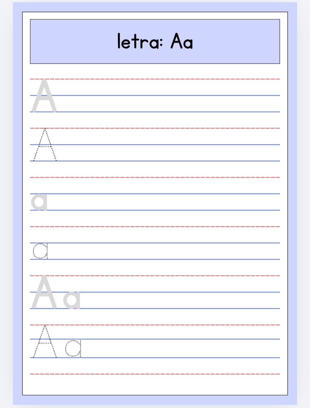  Treino de Caligrafia