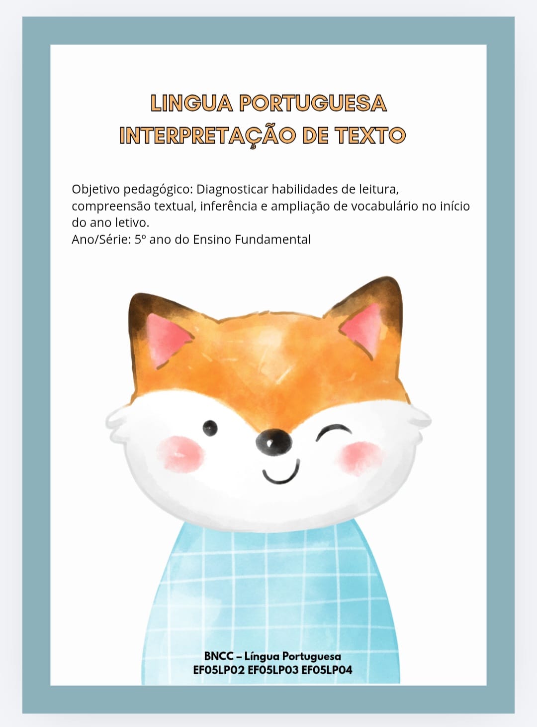 Interpretação de Texto - Língua Portuguesa