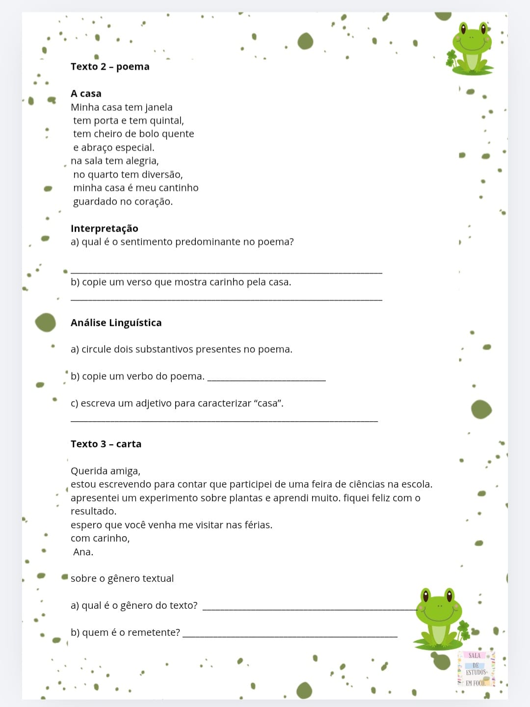 Atividade Prática de Língua Portuguesa