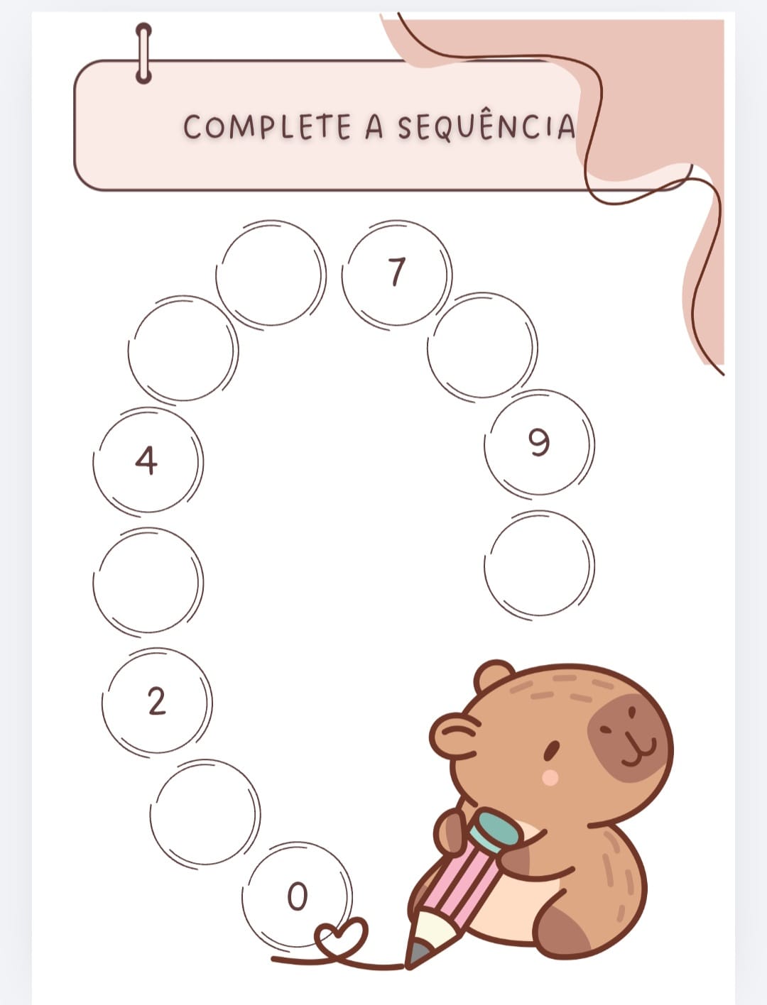 Atividades Números até 10