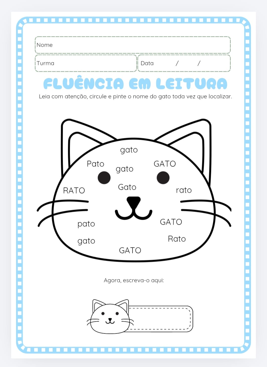 Fluência em Leitura para alfabetização