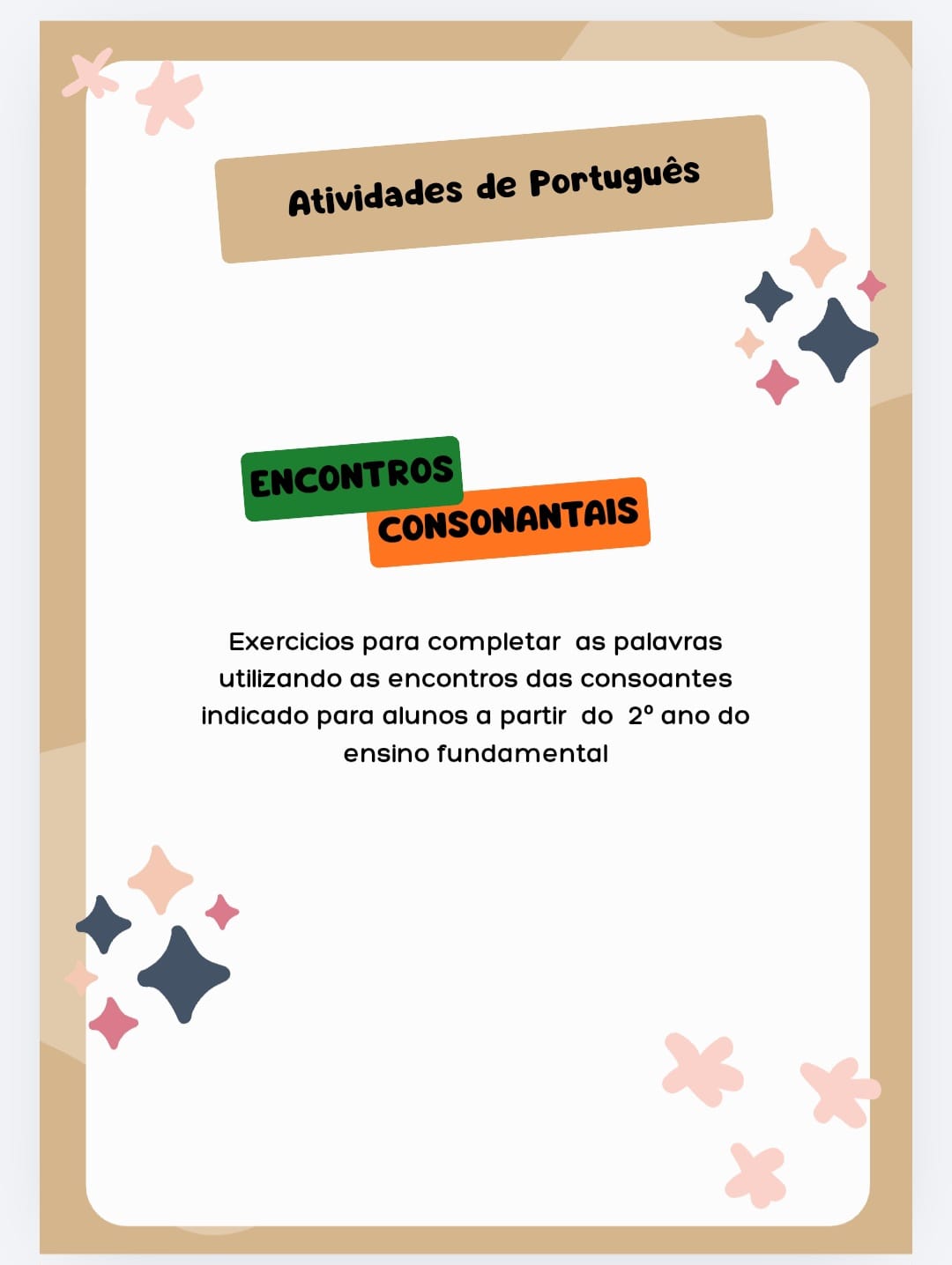 Encontros Consonantais