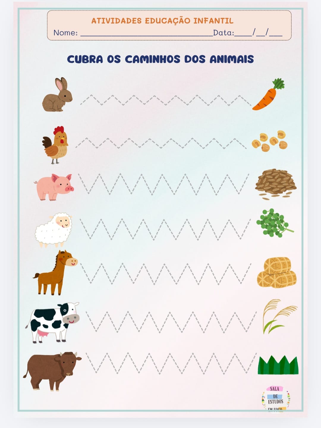 Atividades de Coordenação Motora Fina