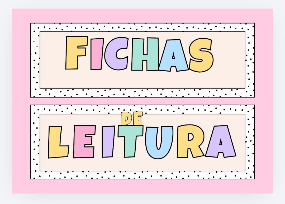 Fichas de Leitura