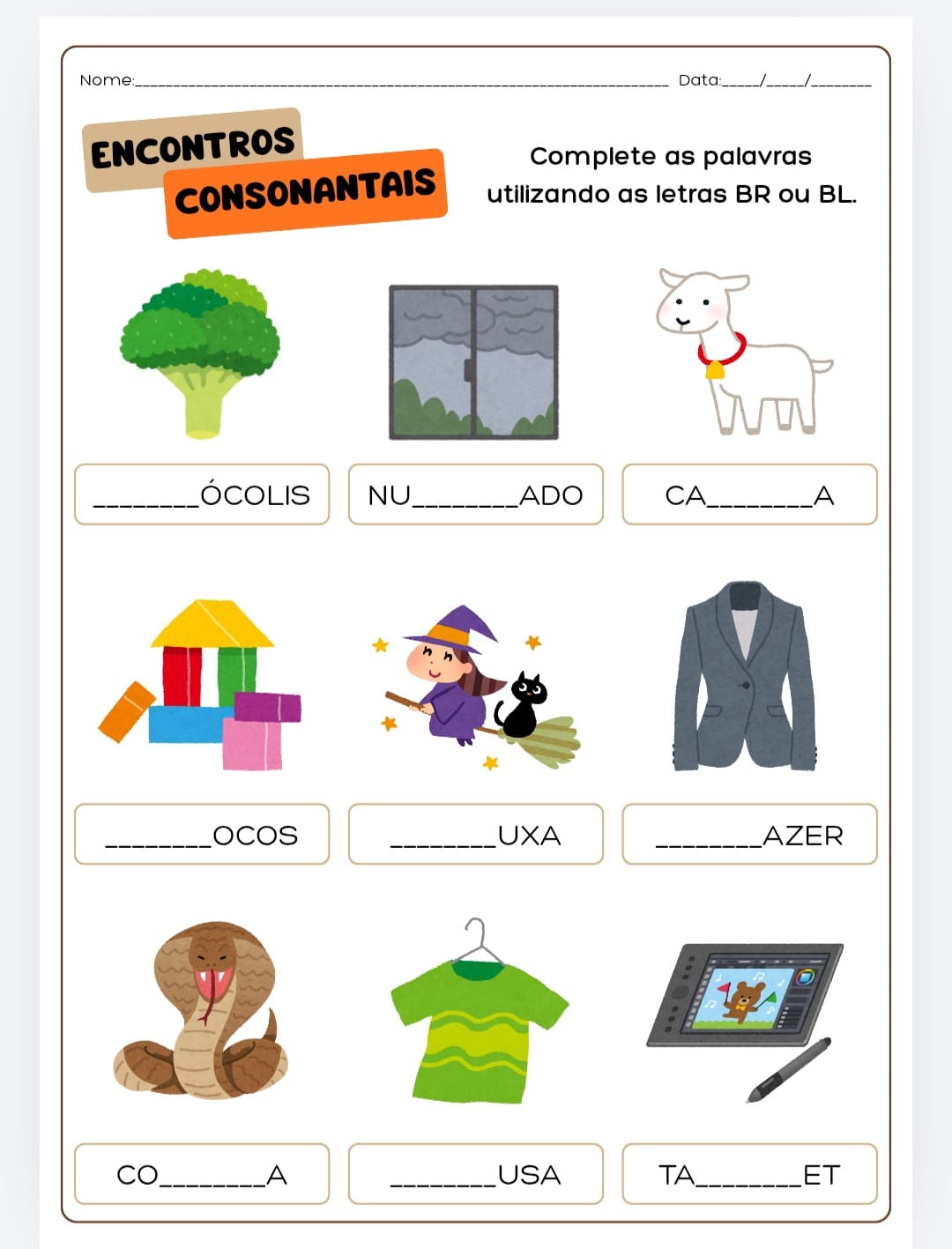 Encontros Consonantais