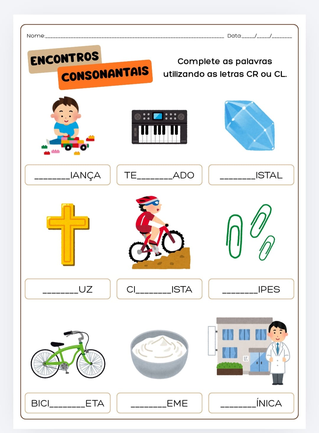 Encontros Consonantais