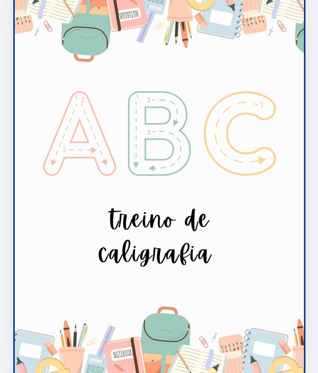  Treino de Caligrafia