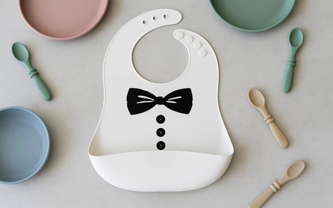 Babero Elegante de Silicona