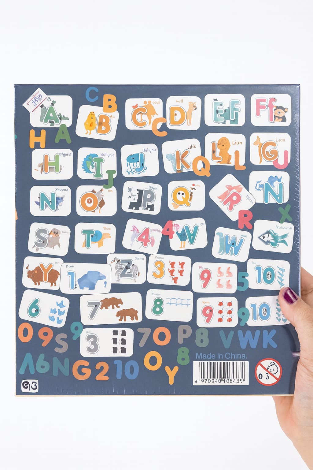 Rompecabezas Educativo de Letras y Números