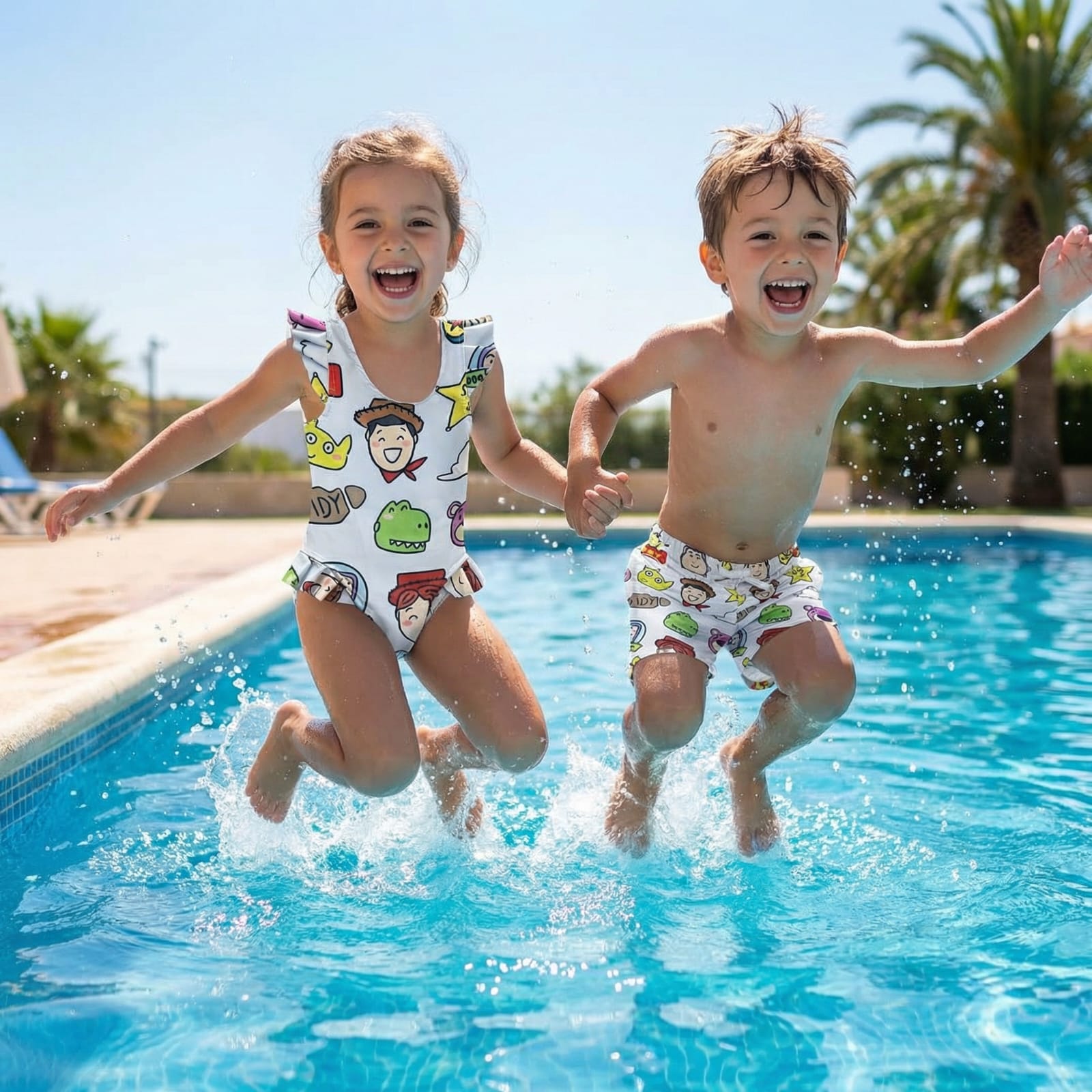 Trajes de baño infantiles divertidos