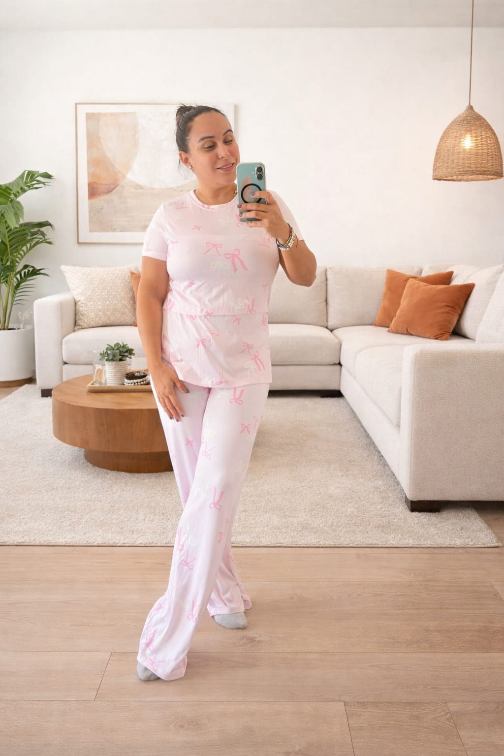 Pijama Rosa Mujer