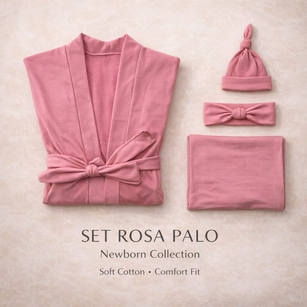 Set Rosa Palo Recién Nacido
