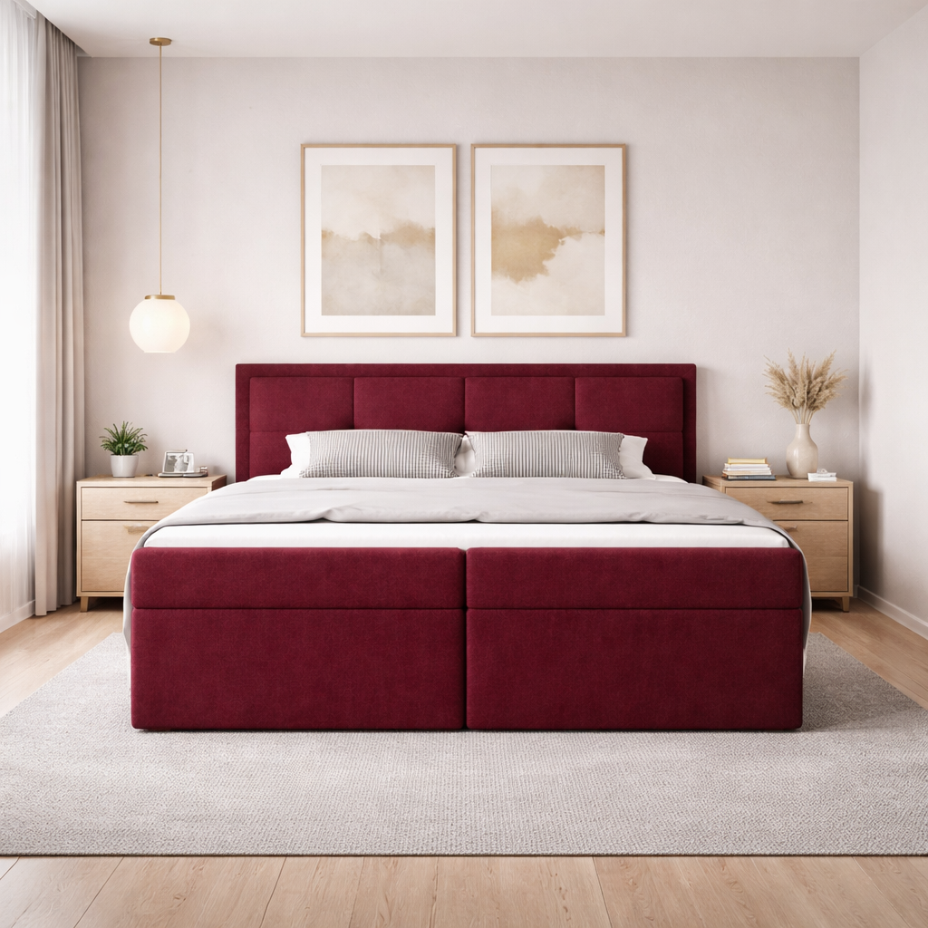 Łóżko tapicerowane Mona