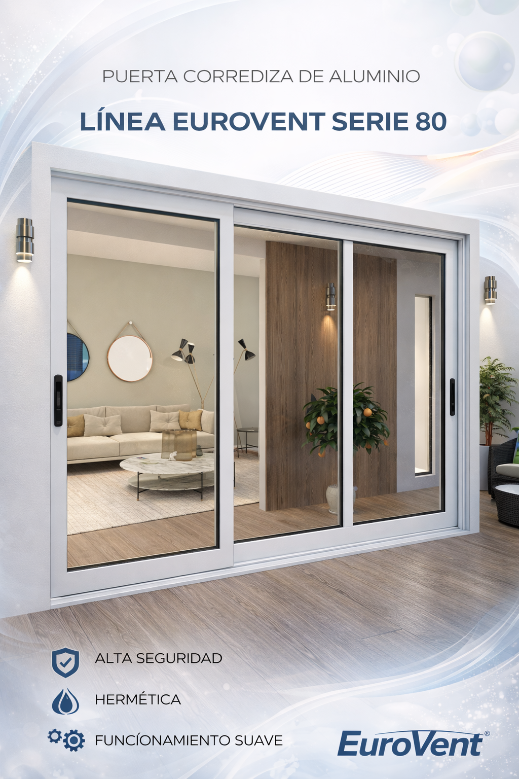 Puertas y ventanas eurovent serie 80