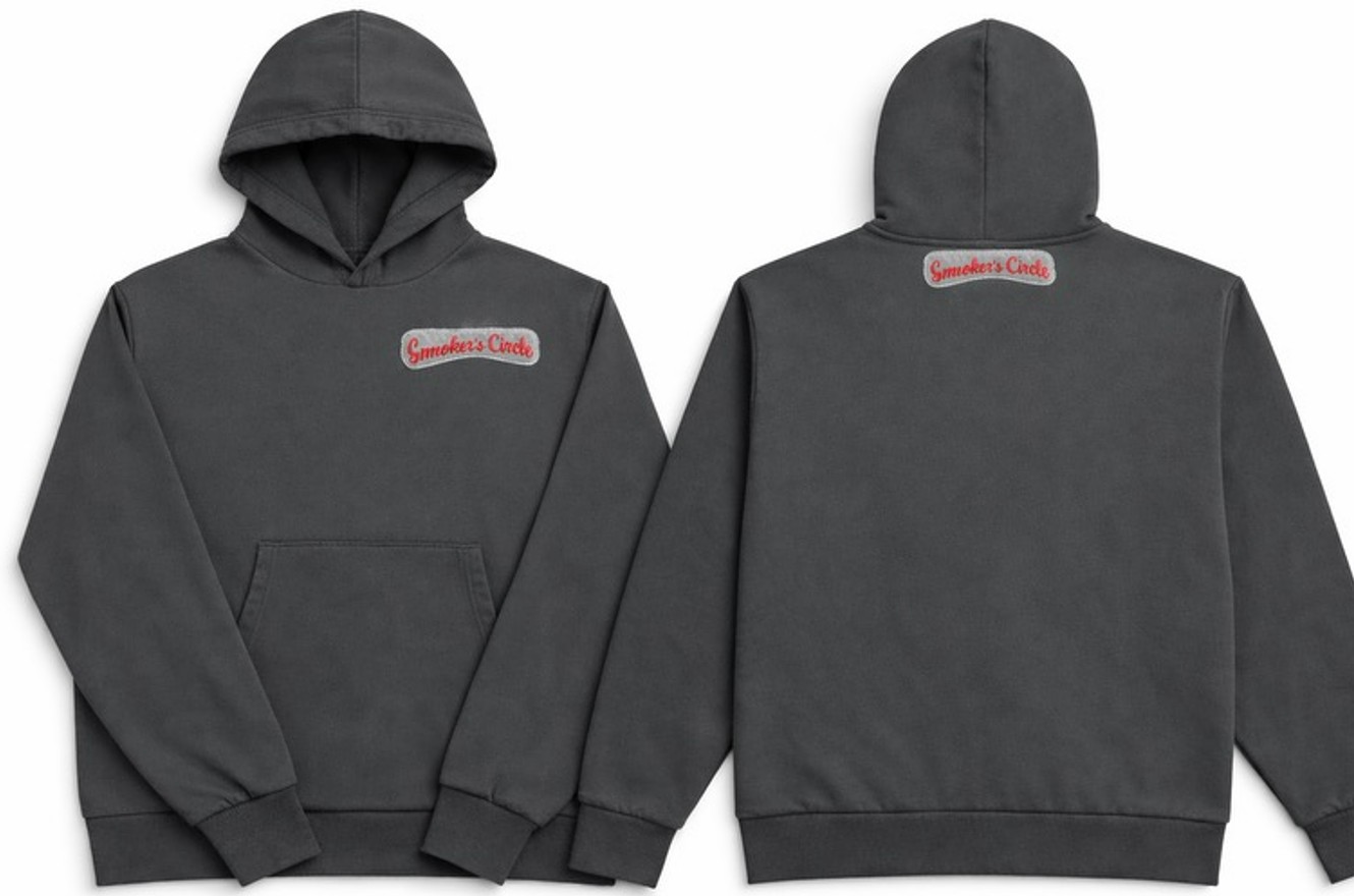 Smoker's Circle 'Patched' hoodie