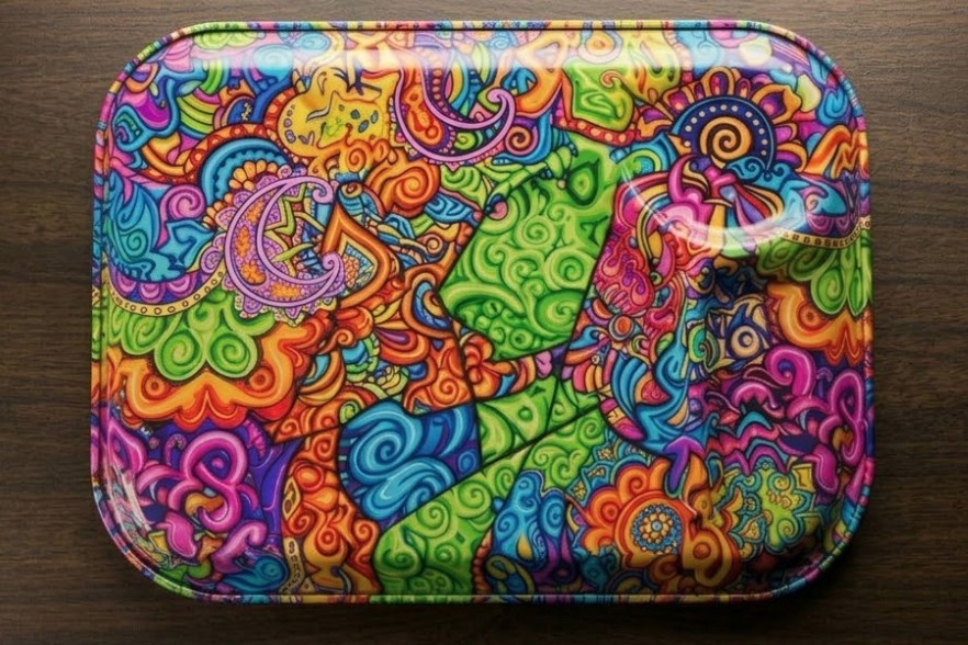 Psychedelic Trip 70's Rolling Tray