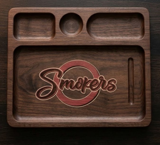 Wooden Rolling Tray