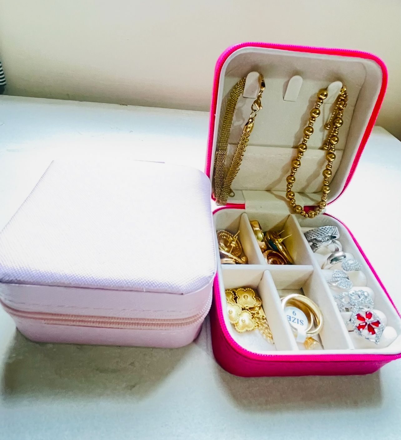 Travel Jewelry Organizer Box