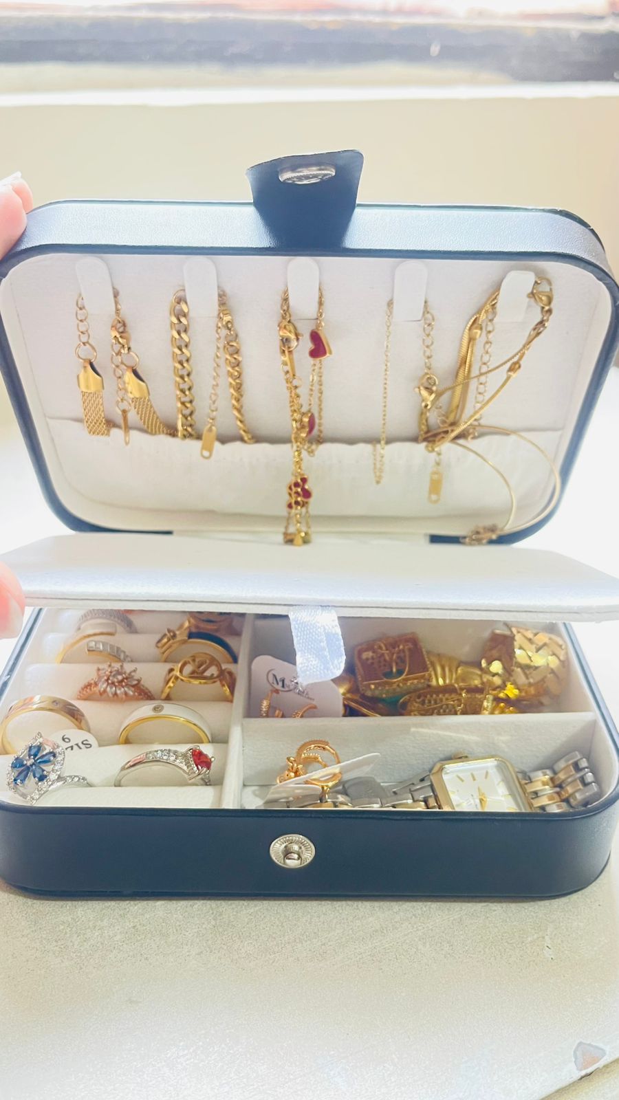 Travel Jewelry Organizer Box