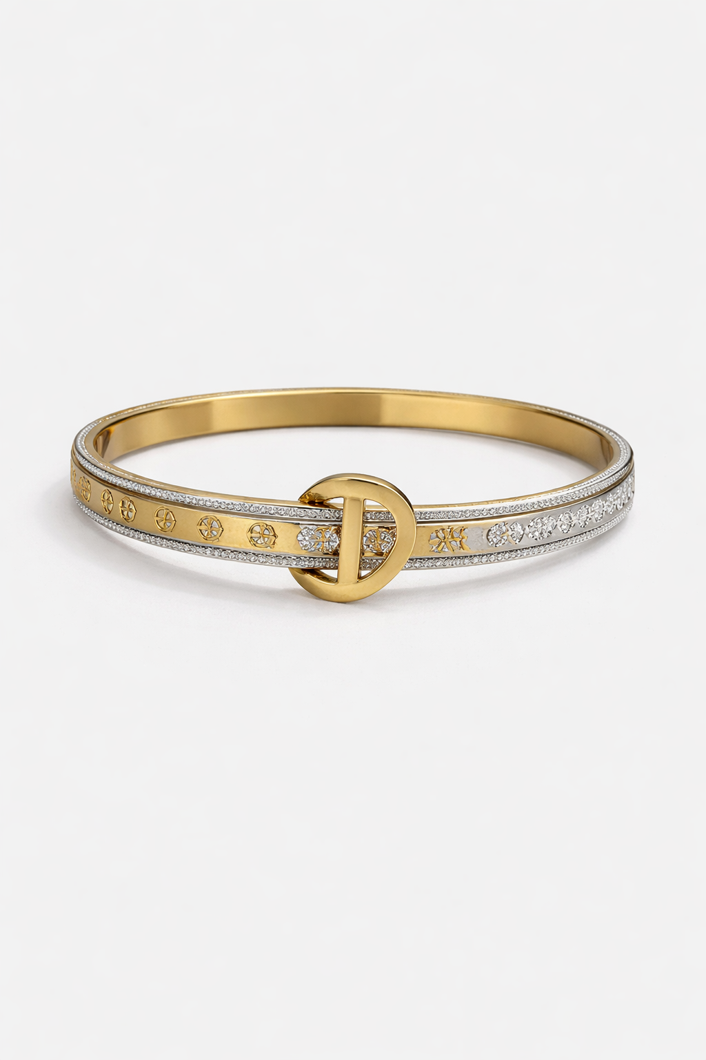 Gold and Silver Designer Bracelet