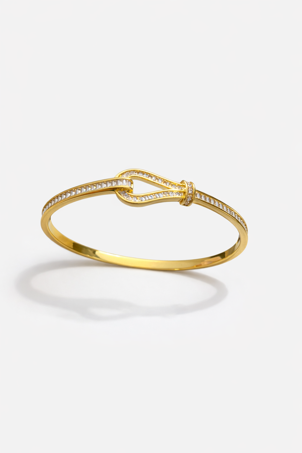 Gold Knot Bangle