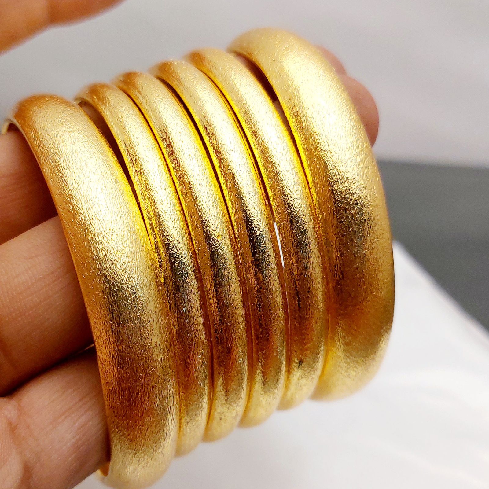 Gold Plated Bangles Set