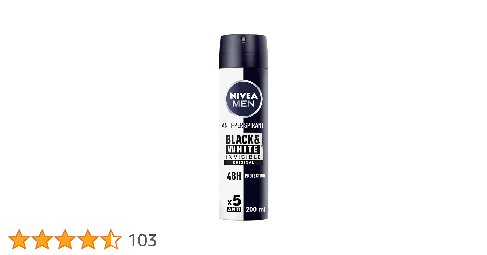 Desodorante Nivea Men Black & White Invisible 200ml