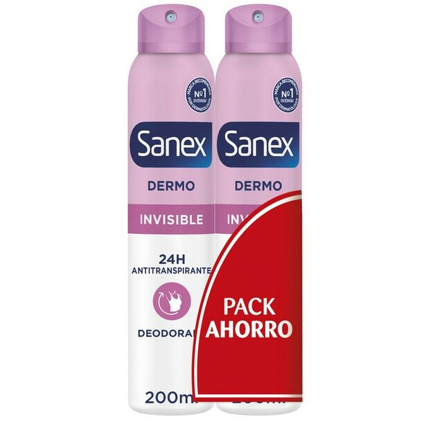 Desodorante Sanex Dermo Invisible Pack Doble