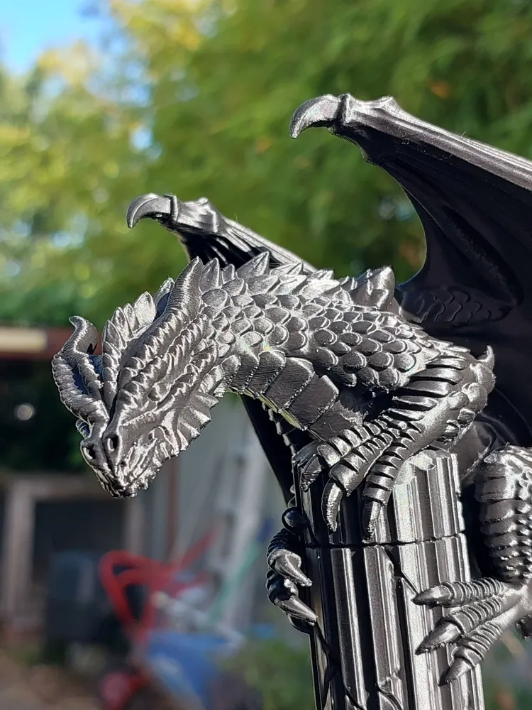 Escultura de Dragón Guardián | PLA